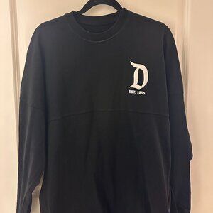 Disneyland Adult Unisex Spirit Jersey Long Sleeve Size S Black Disneyland Resort